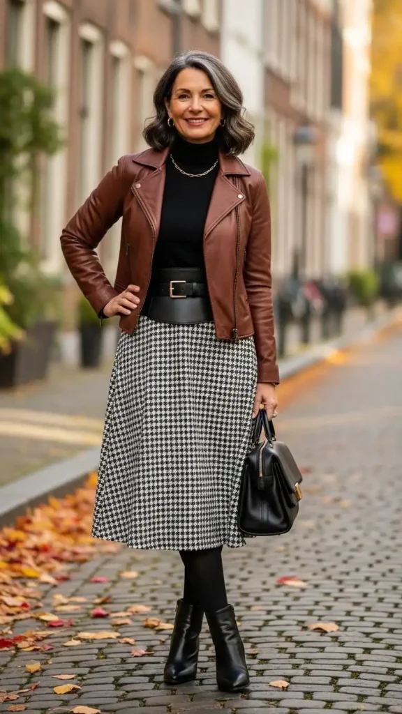 leather-and-houndstooth-elegance