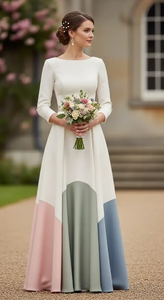 color-blocked-wedding-dress