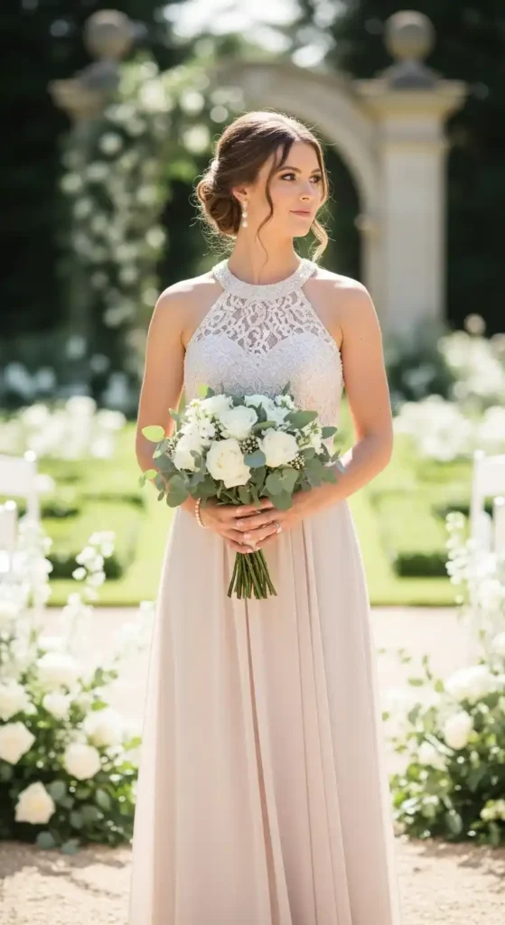 halter-neck-bridesmaid-dress
