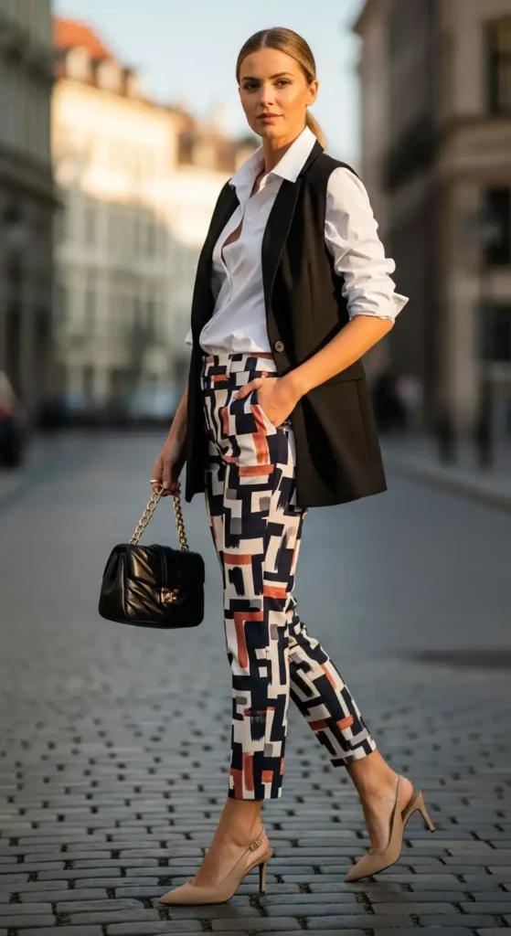 slim-fit-cropped-trousers-with-pattern