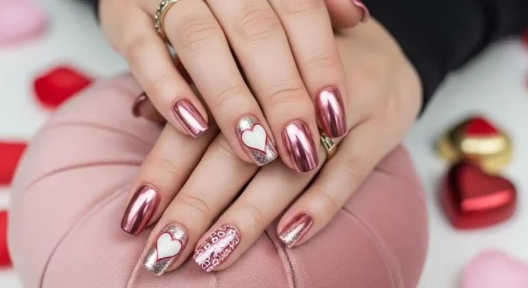 valentines-chrome-nails