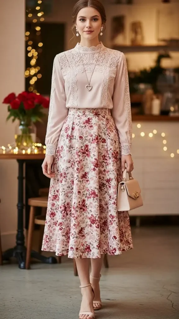 lace-trimmed-top-with-midi-skirt