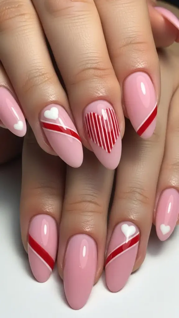love-stripe-graphic-nails