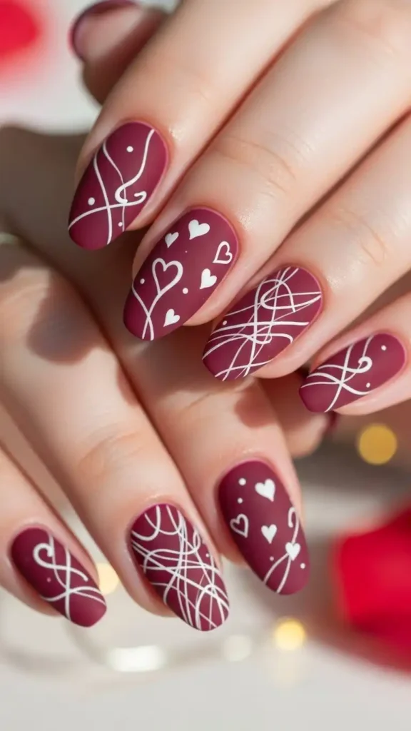 matte-berry-tone-with-white-line-art