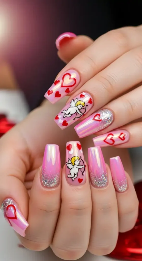 pink-holographic-coffin-nail.