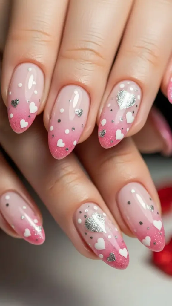 pink-ombre-hearts-nail-design
