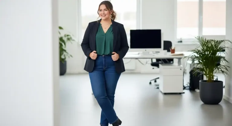flattering-plus-size-business-casual-outfit-for-work