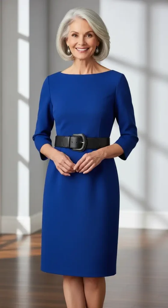 shift-dress-with-statement-belt