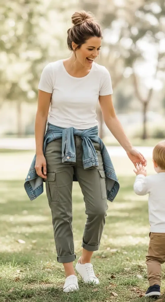cargo-pants-and-basic-tee