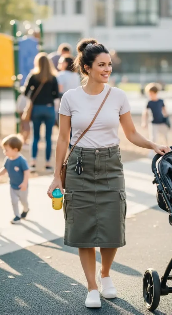 cargo-skirt-and-fitted-tee