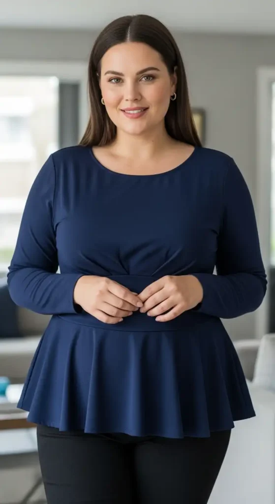peplum-top-with-stretch-fabric