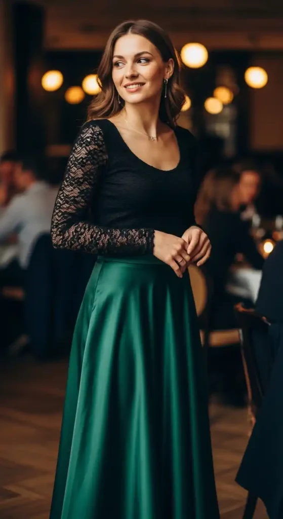 satin-skirt-with-fitted-top