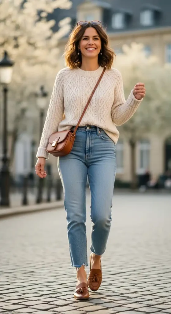 sweater-ankle-length-jeans-loaferssweater-ankle-length-jeans-loafers