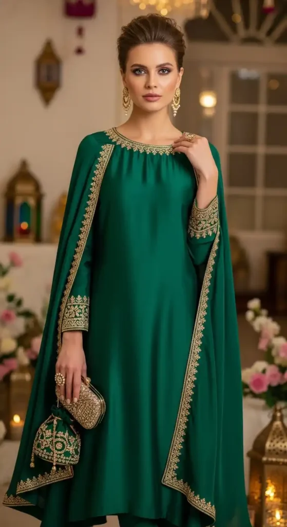 cape-style-kurta-with-churidar