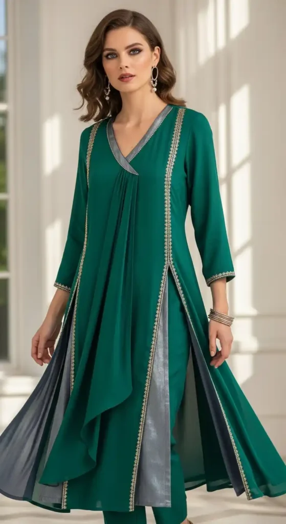 layered-kurta-with-side-slits