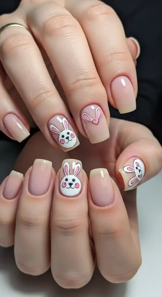 bunny-accent-nail