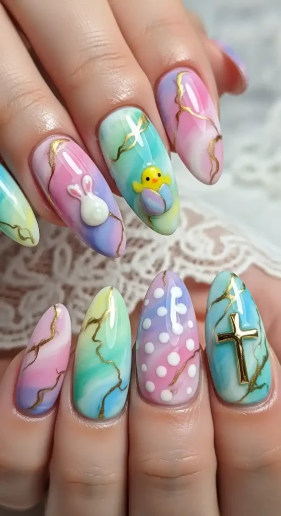 marble-easter-nails