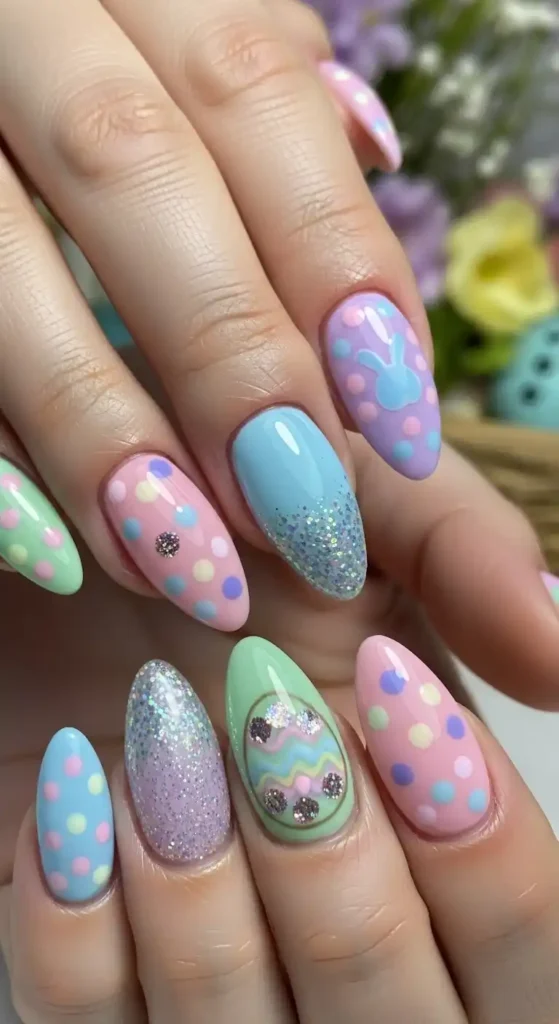 polka-dot-and-glitter-combo