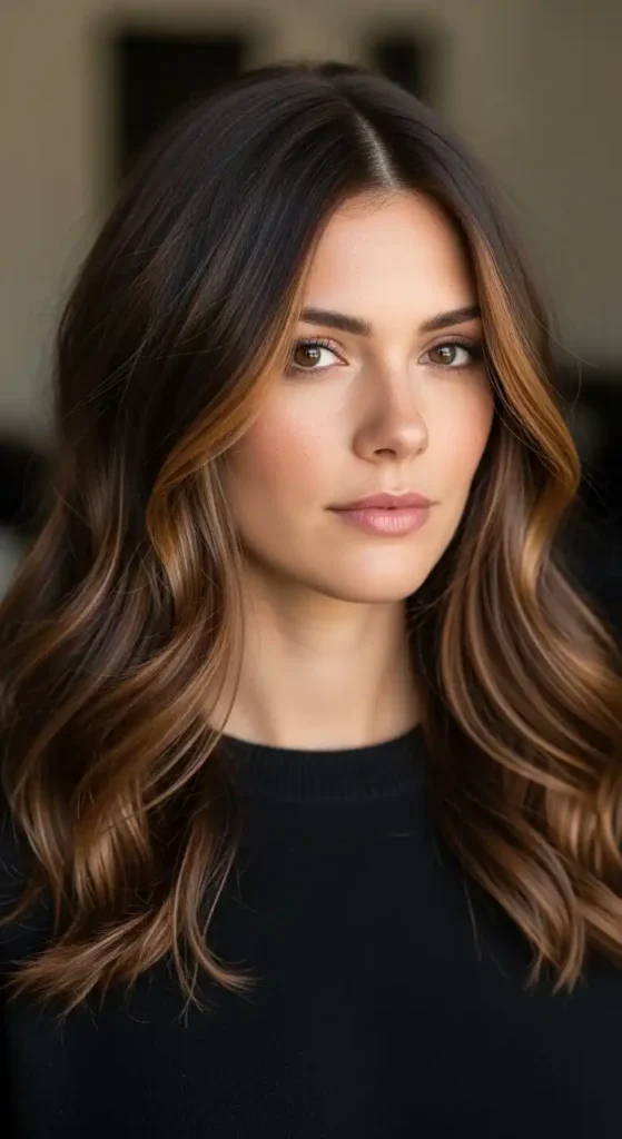 caramel-highlights-for-brunettes