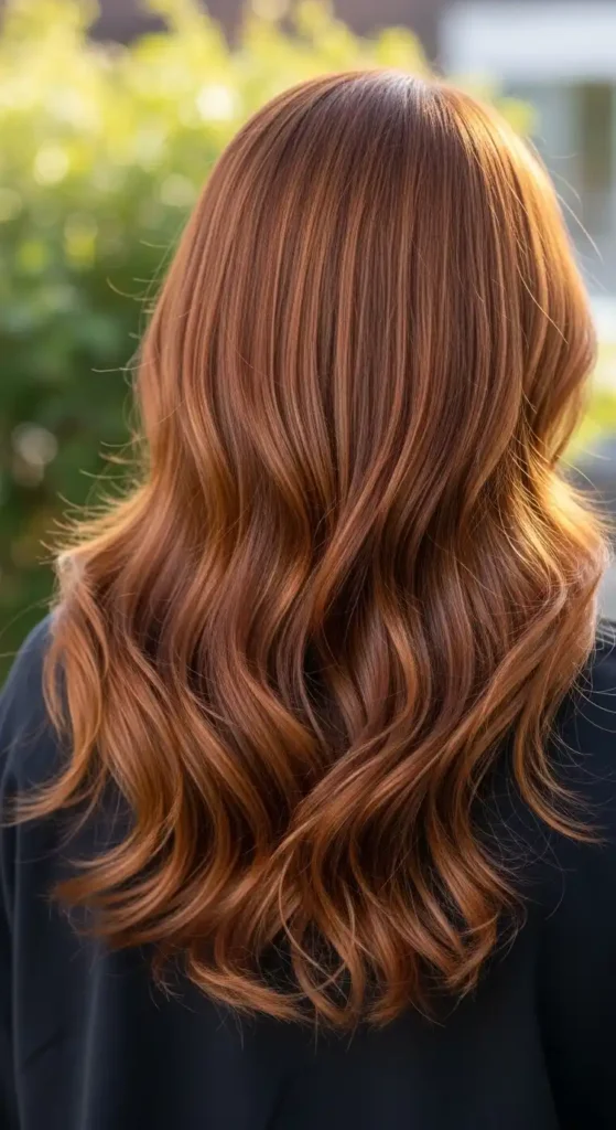 caramel-highlights-for-red-hair
