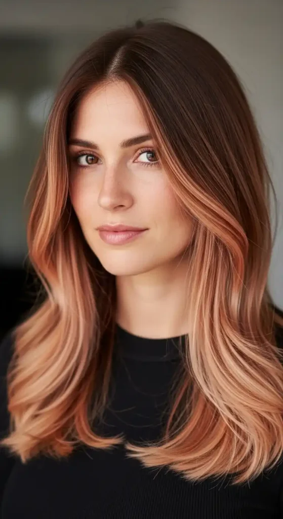 strawberry-brown-balayage