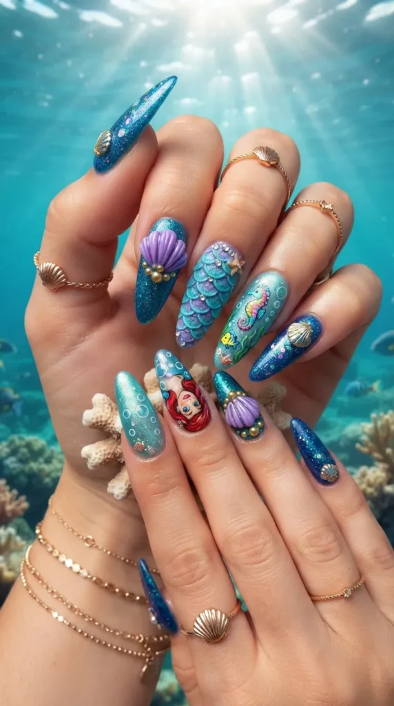 ariel-ocean-mermaid-nails