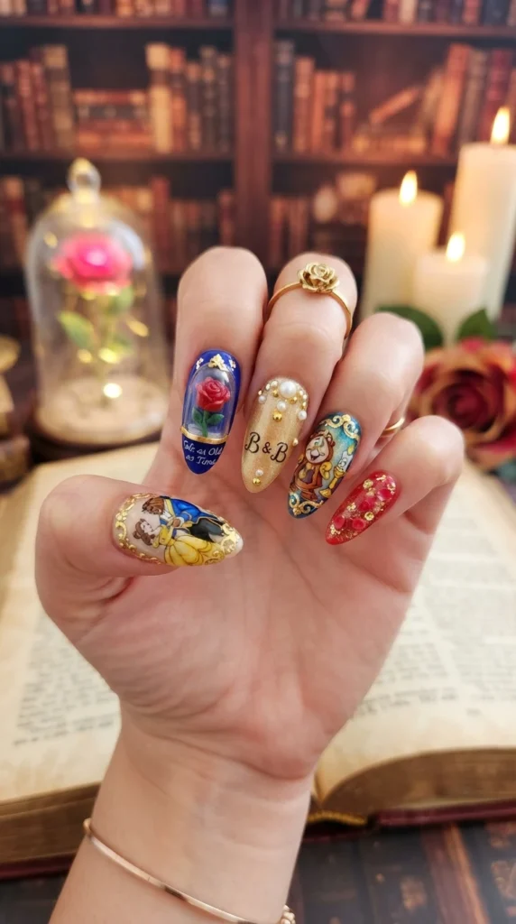 beauty-and-the-rose-nails