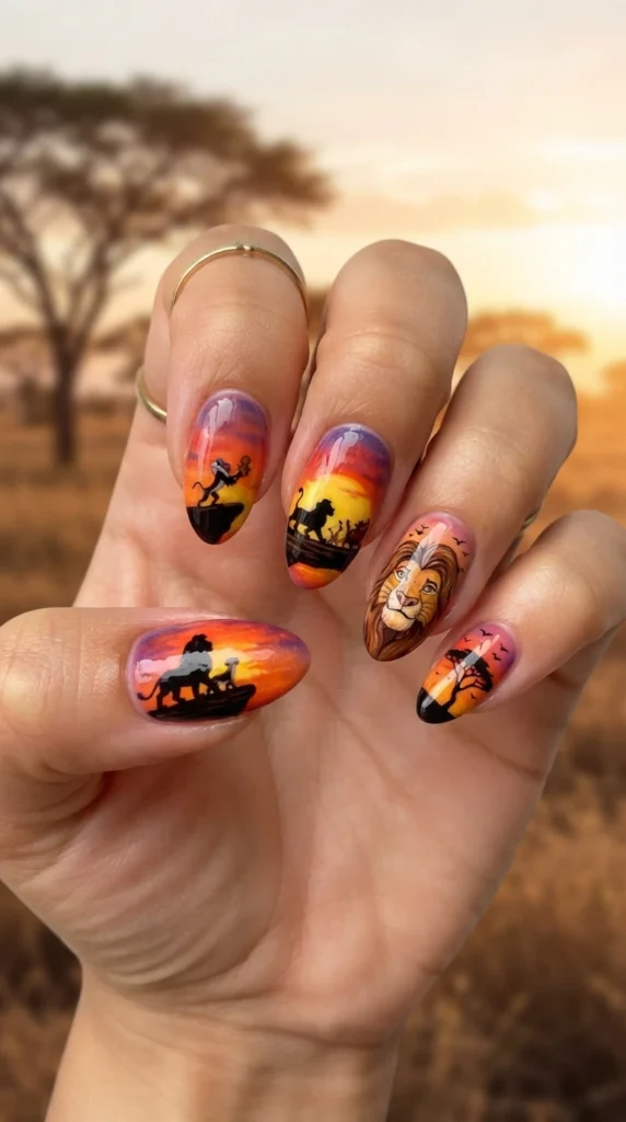 lion-king-sunset-nails